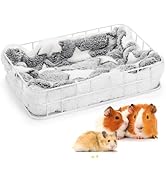 Acshio Rat Cage Platform, Hanging Guinea Pig Cage with Liner, Small Animals Platform Accessories,...