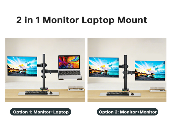 Monitor &amp; Laptop Mount Stand