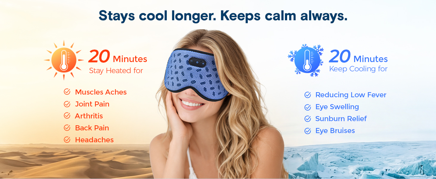 Cooling Weighted Bluetooth Headphones