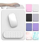 HONKID Mouse Pad with Removable Magnetic Wrist Rest, Ergonomic Mousepad with Wrist Support, Pain ...