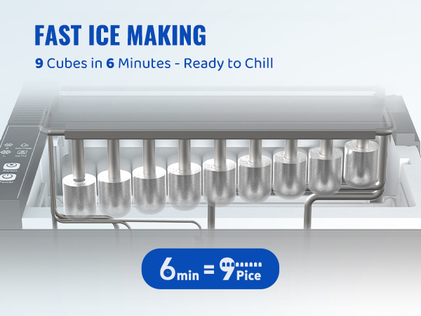 fast ice making ice makers