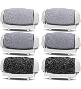 PRITECH Callus Removers 6 Pack Replacement Rollers Heads for Electric Feet File Pedicure Tools, 2...