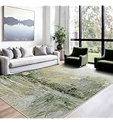 Gifeas 6x9 Area Rug for Living Room, Modern Abstract Washable Rug with Non Slip Backing, Ultra So...
