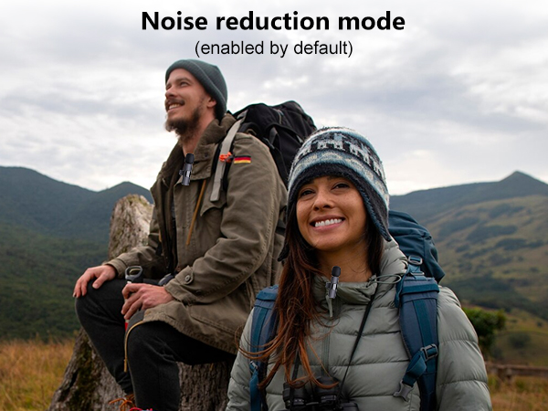 Noise reduction mode(enabled by default)