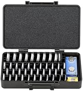 KIWIFOTOS 42 Slots Coin Cell Battery Case for CR2032 CR2025 LR44 Shockproof CR2016 CR2320 CR2325 ...