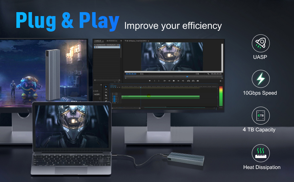M.2 NVMe SSD Enclosure