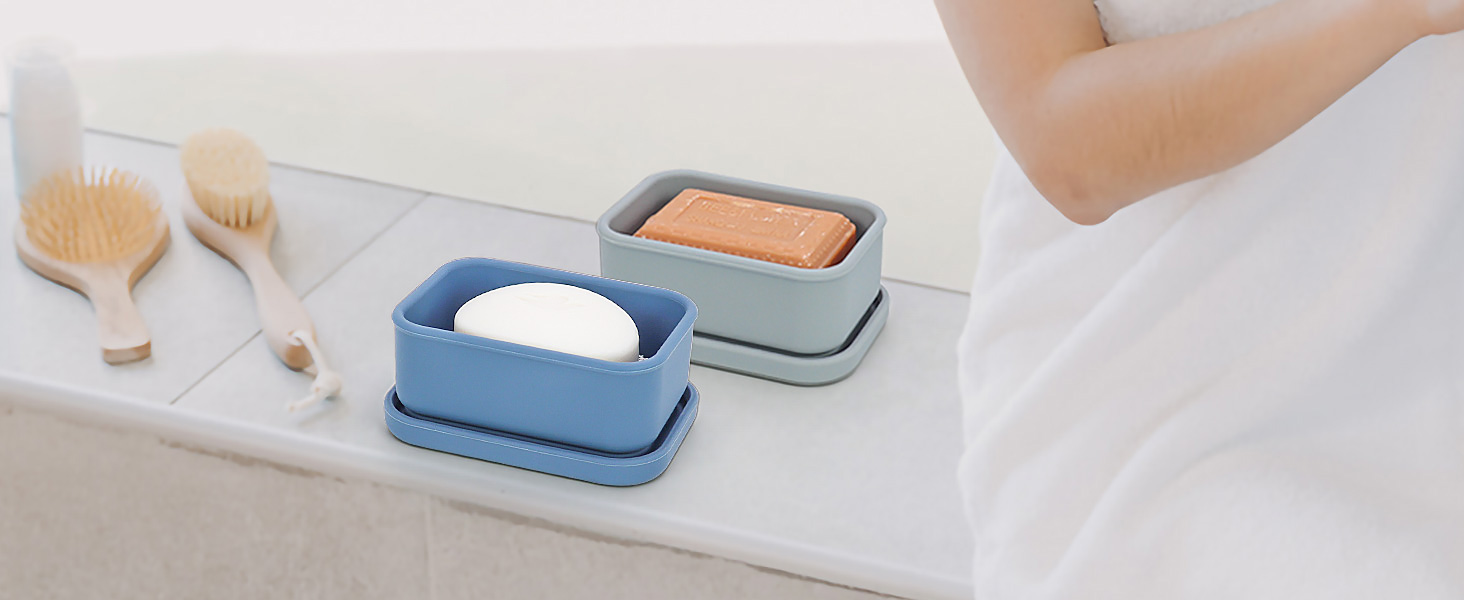 silicone travel soap case