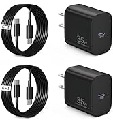 35W iPad Charger Fast Charging, Type C Super Fast Charger Block with 6FT USB C Cable for iPad Pro...