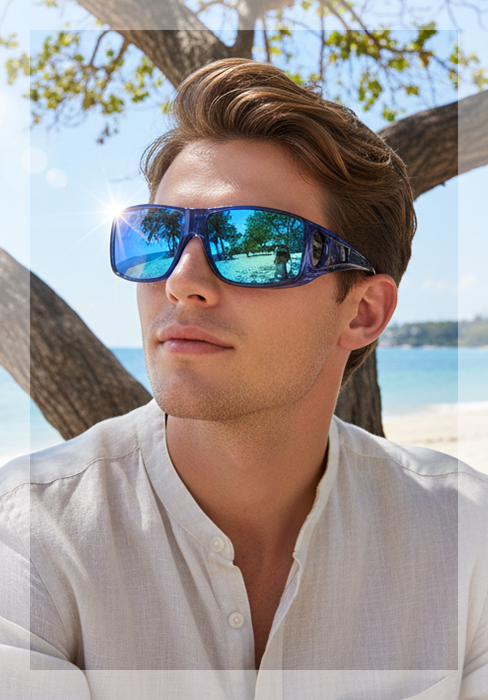 Polarized Fit Over Glasses Sunglasses for Men