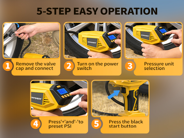 tire inflator bike air pump