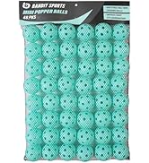Bandit Sports Mini Popper Plastic Baseballs, Made of Impact-Resistant and Rebounding Material, Pe...