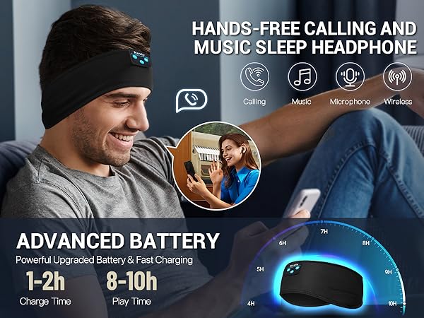 sleep headphones bluetooth