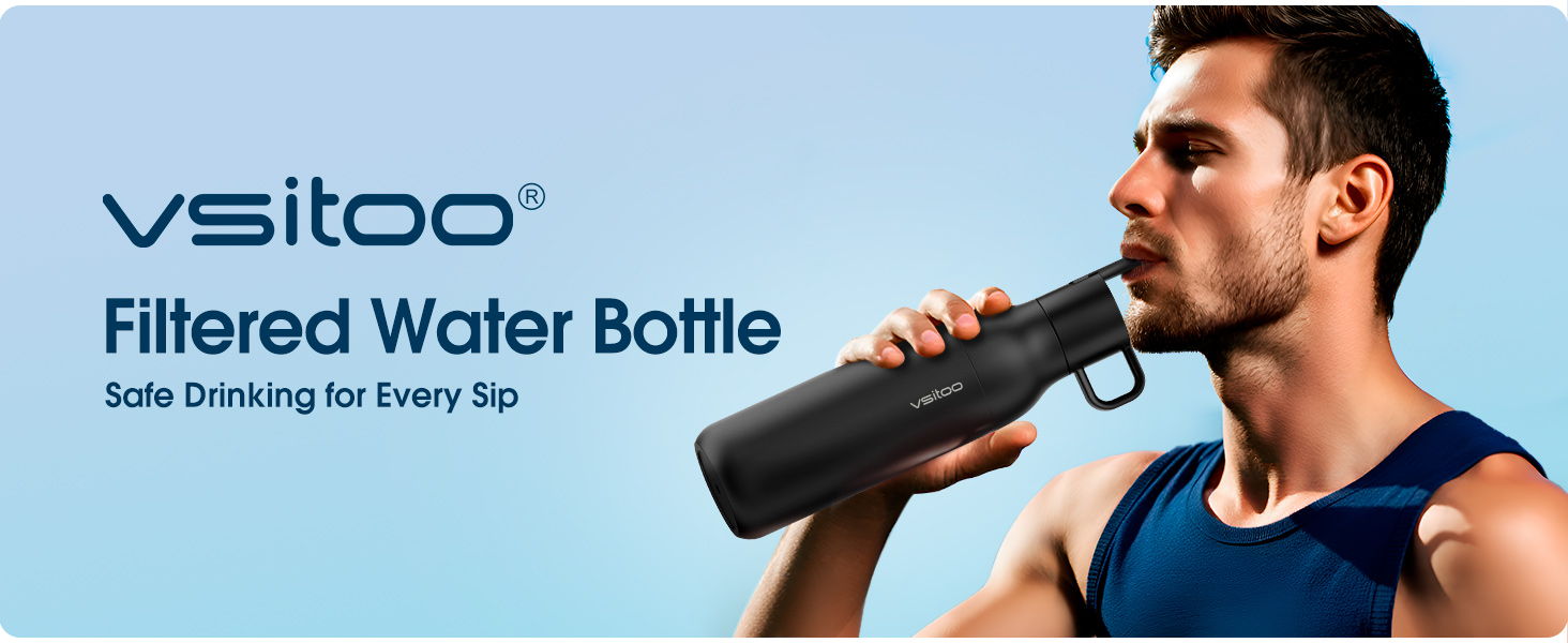 vsitoo filtered water bottle