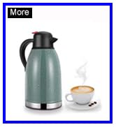 Yummy Sam Thermal Coffee Carafe Stainless Steel 68oz(2 Lifter) Double Walled Vacuum Coffee Thermo...