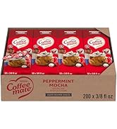Nestle Coffee mate Coffee Creamer, Peppermint Mocha, Liquid Creamer Singles, Non Dairy, No Refrig...