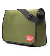 Manhattan Portage Europa Messenger Bag (Medium) Expandable With Laptop Sleeve Water Resistant Luggag...