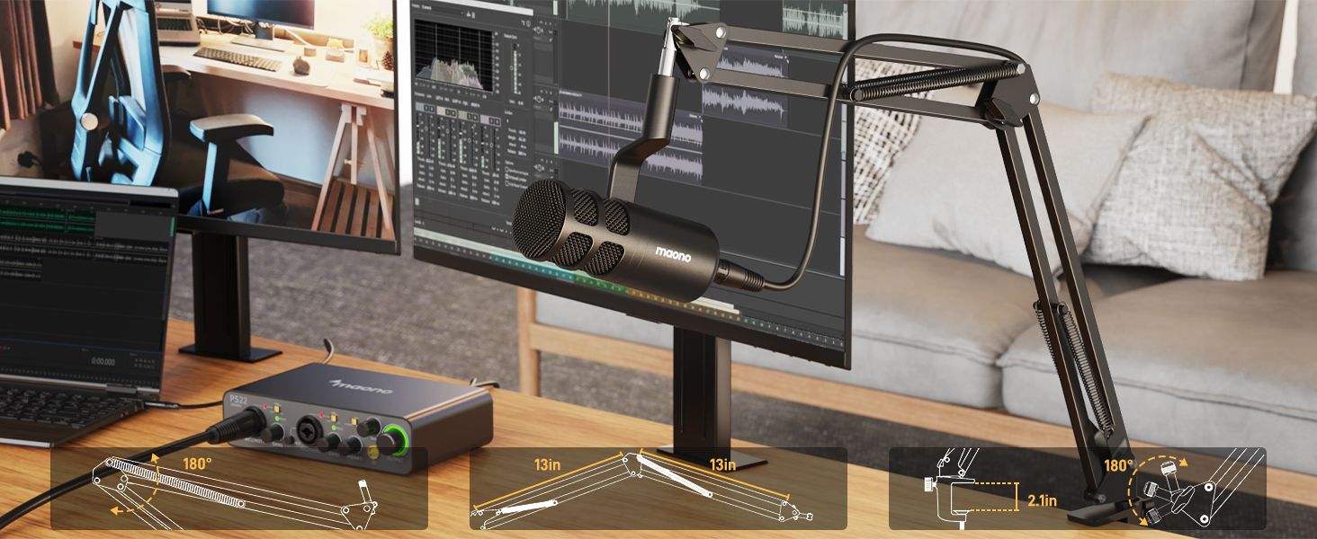 recording podcast microphone