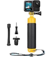 GEPULY Floating Hand Grip with Mini Tripod Stand Waterproof Stick Pole for Insta 360 GoPro Hero 1...