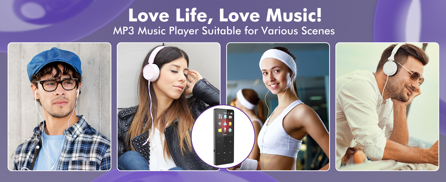 64GB MP3 Player with Bluetooth 5.3