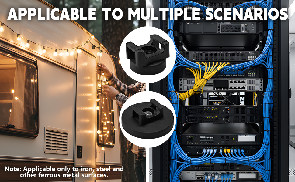 Magnetic zip tie