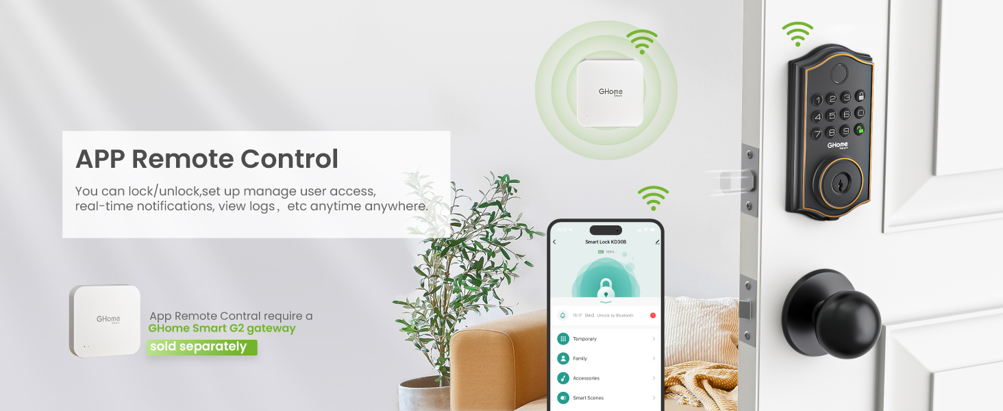 keyless entry door lock