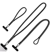 KITANIS 3 Pack Phone Lanyard,1×Phone crossbody strap,1×Phone Neck Strap,1×Wrist Strap,3×Tether Ta...