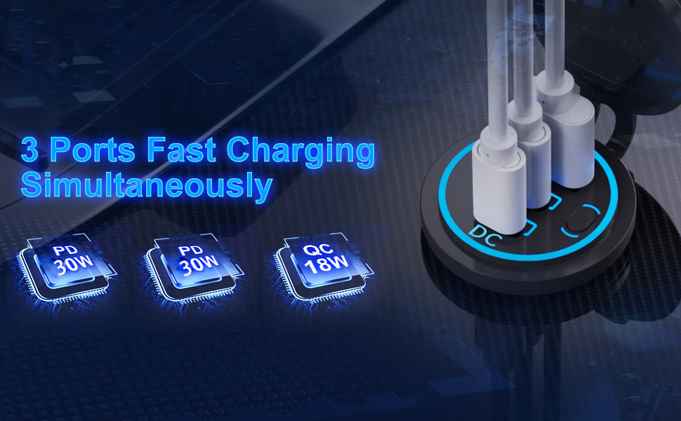 12v usb outlet pd 30w