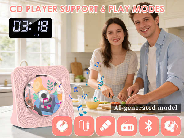 cd player bluetooth gueray