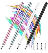 Stylus Pens for Touch Screen, 4 Pack Disc Universal Stylus Pen for iPad pro/iPhone/Android Tablet...