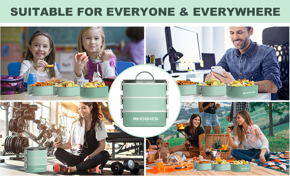 bento boxes lunch container lunch box food containers for lunch salad sandwich stackable lunch