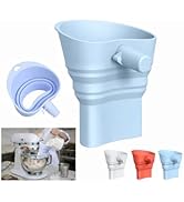 2026 Upgraded Extended KitchenAid Flour Funnel Attachment for Stand Mixer, Add While Mixing Witho...
