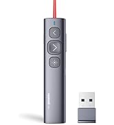 Norwii N95 Presentation Clicker, PowerPoint Clicker for Presentation Remote, Rechargeable Wireles...