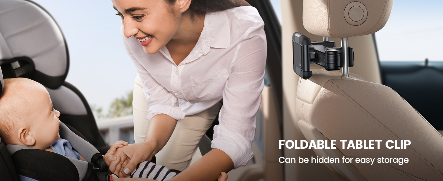 headrest tablet holder