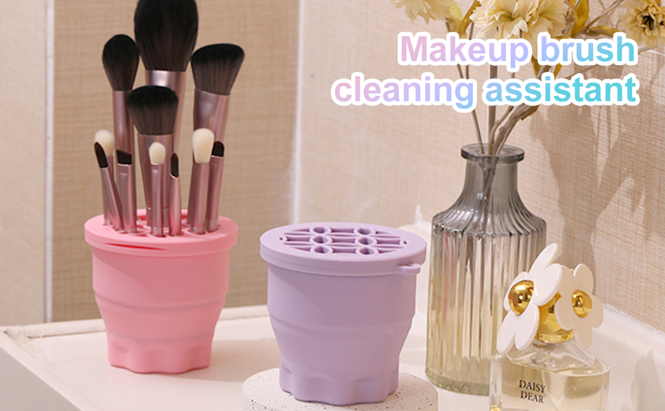 Makeup Brush Silicone Cleaning cup