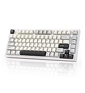 YUNZII RT80 Rapid Trigger Hall Effect Magnetic Switch Gaming Keyboard, 75% Layout BT/2.4GHz/Wired...