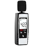 Decibel Meter Sound Level Reader 30-130dB(A), Hand-held Sound Noise Meter, Digital Noise Meter De...