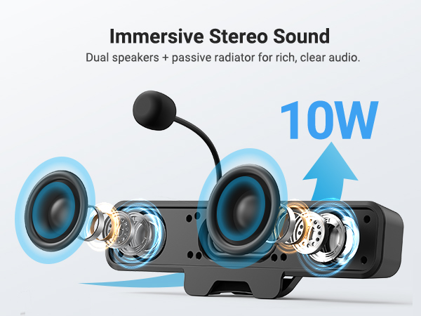 computer speaker with mic