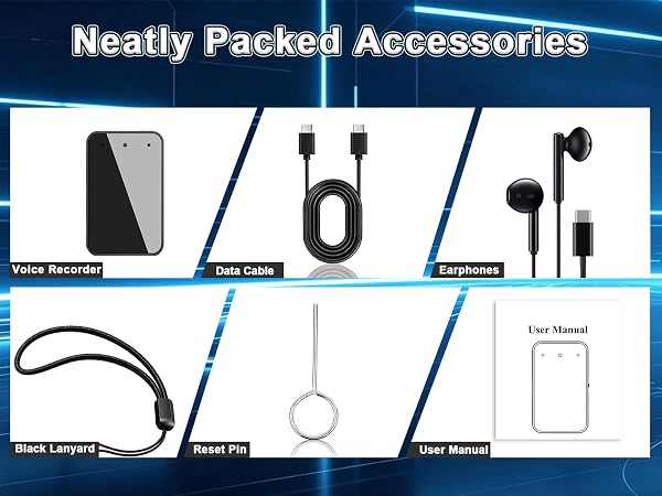 small voice recorder for meetings lectures classroom recording device note taking recorder