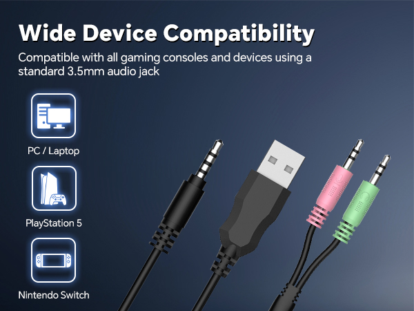 gaming headphones with mic ps5 gaming headset headset for ps5 ps4 headset headset gaming gaming