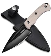 Mossy Oak Survival Hunting Knife with Sheath, 8.5-inch Full-tang Fixed Blade Knife, Outdoor Knive...