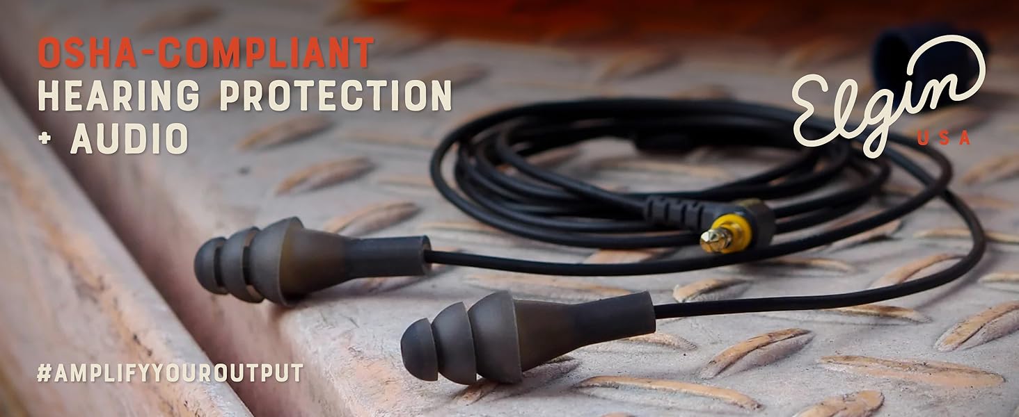 Elgin Ruckus Earplug Earbuds