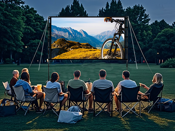 Outdoor Projector Screen with Stand
