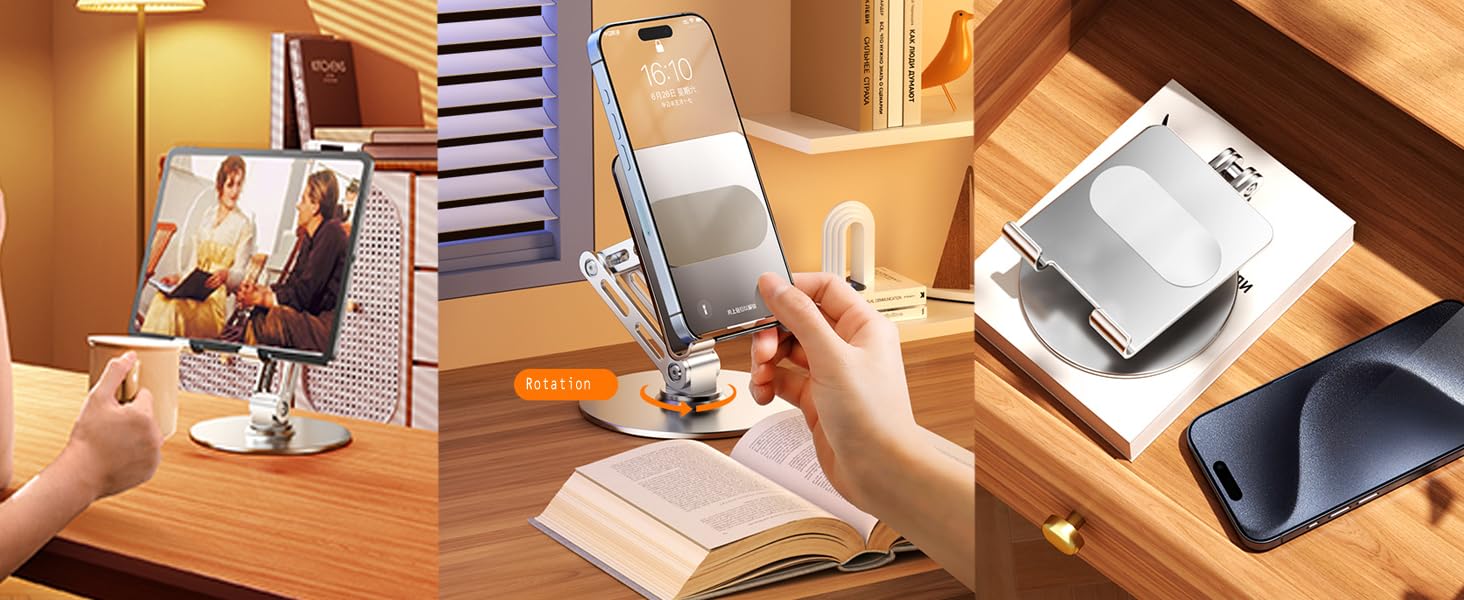 rotating desktop tablets stand