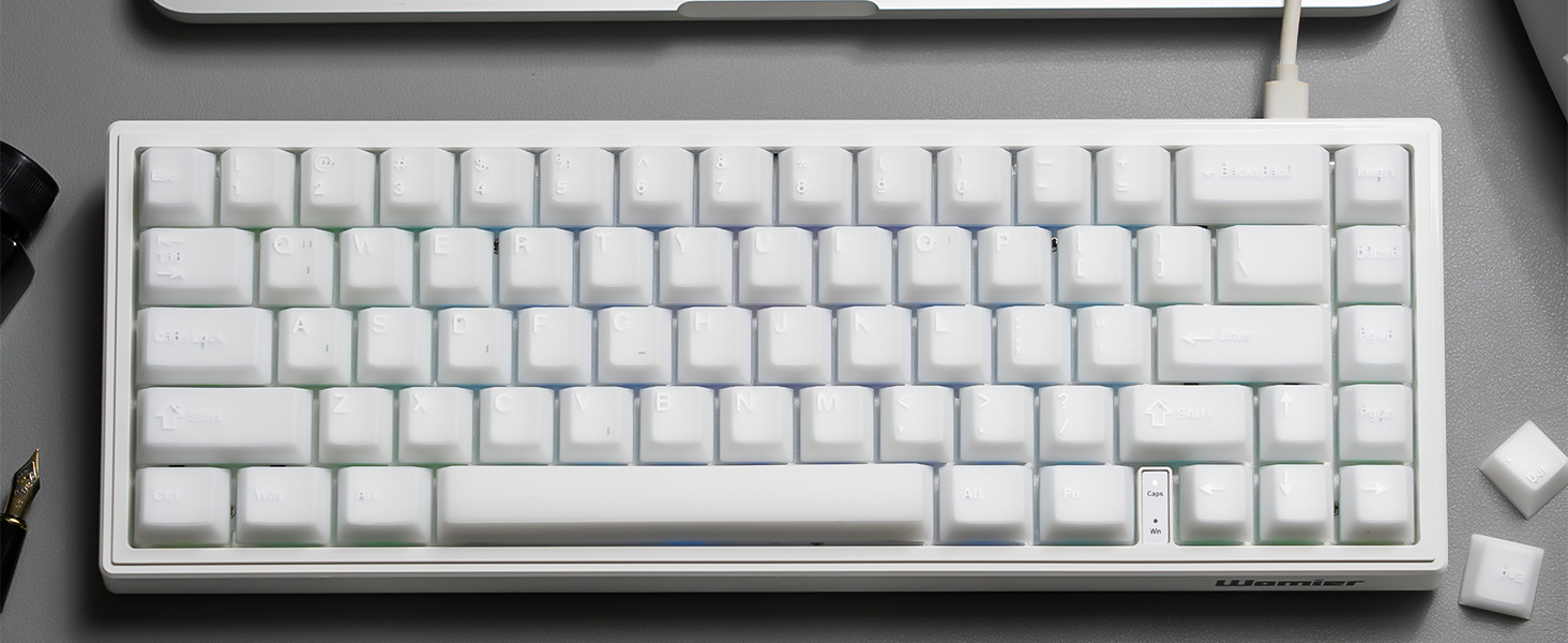 White Jade keycap 121keys Double Shot pbt keycaps Translucent keycaps Ceramic Creamy Custom Keycap