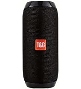 T&amp;G Portable Bluetooth Speaker, IPX4 Waterproof Wireless Speaker with Subwoofer, Wireless Stereo ...