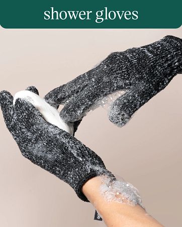 shower gloves