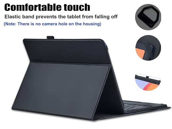 Universal Touchpad Keyboard Case for 9.7-11.0 tablet-Black-5-1