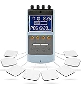 iStim TENS EMS Muscle Stimulator, EV-906 for Pain Relief and Muscle Strengthening, Japanese Gelle...