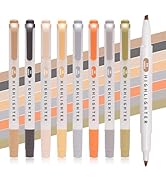 IOMDRWU Pastel Highlighters Set, 8 Pack Highlighters Assorted Colors, Bible Highlighter No Bleed,...