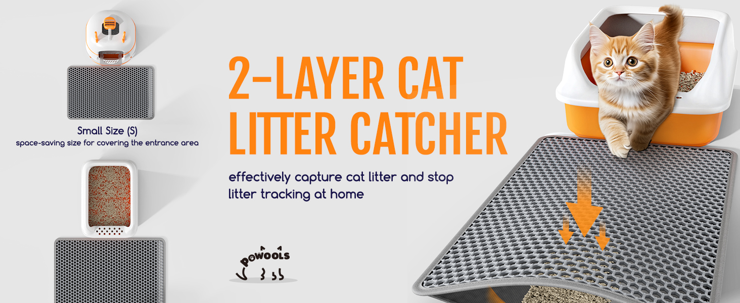 cat litter mat